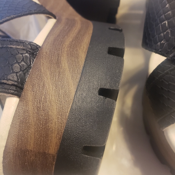 Poeme strap chunky platform heels size 38 - Picture 9 of 14